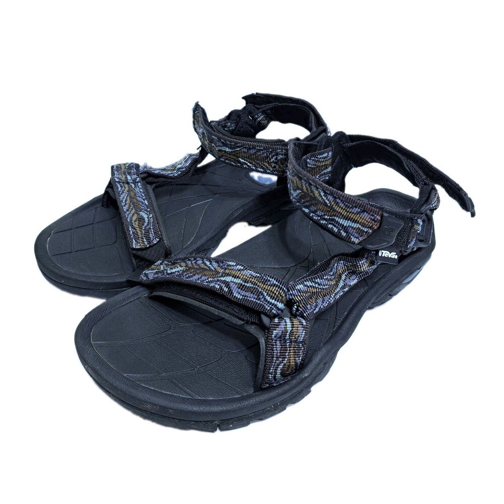 Terra Fi 5 Universal Sandals Womens 9.5 Sport Trail Hiking Strappy Feathers Blue